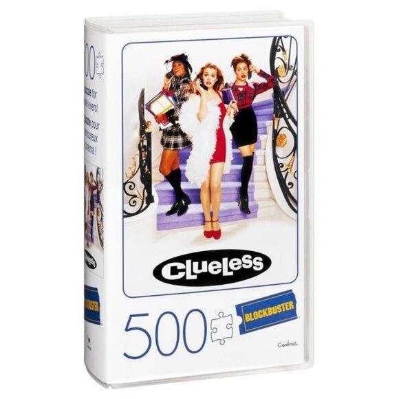Clueless Movie Blockbuster 500pc Puzzle In Plastic VHS Case - Picture 3 of 6